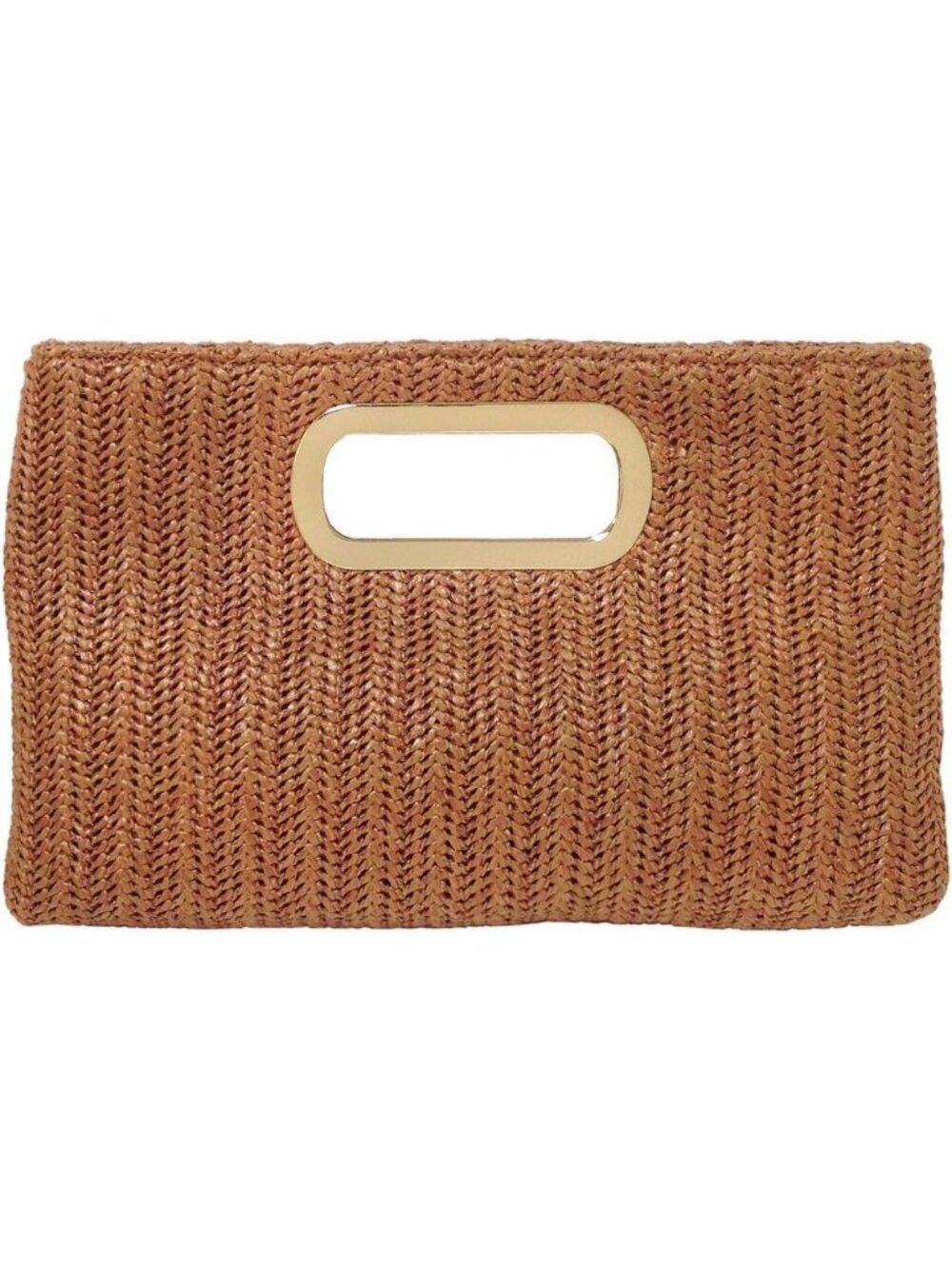 Chic Top Handle Straw Clutch Bag | Summer Beach Accessory | Boho Style Handbag